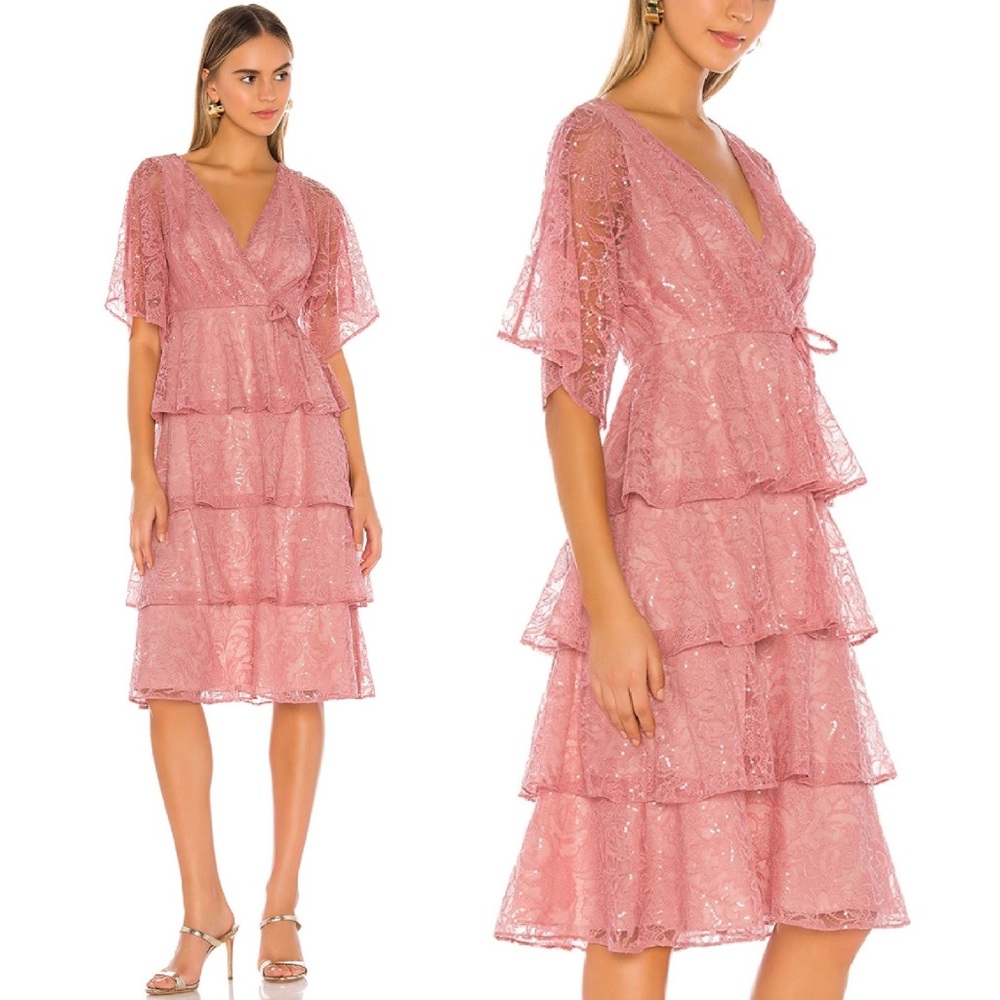 Tularosa Autumn Dress Dusty Rose M